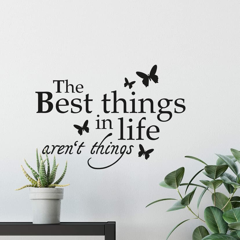 Adesivo murale - The best things in life...