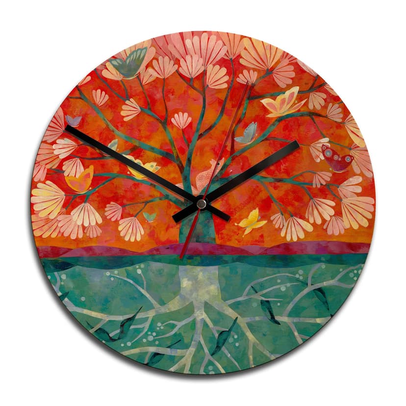 Orologio in legno Blanz - Albero della vita
