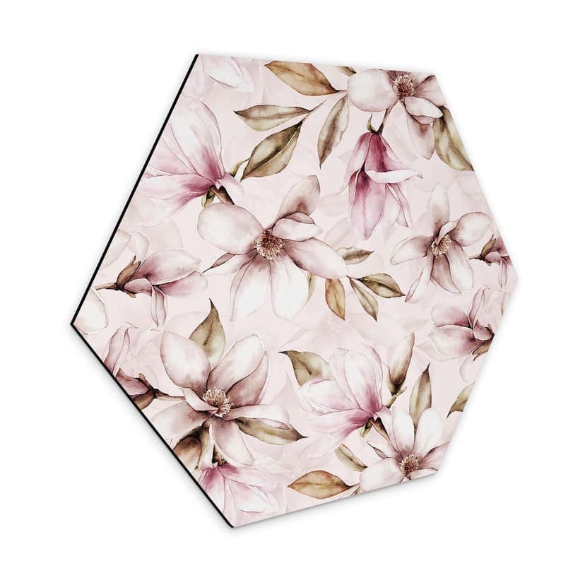 Esagoni Alu-dibond UN Designs - Soft Magnolia