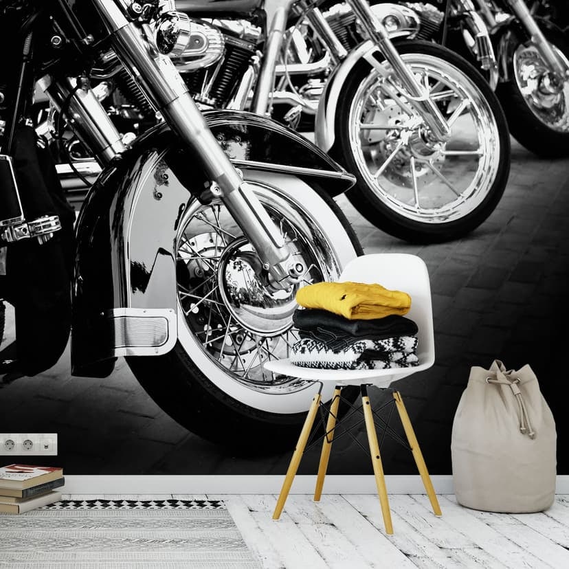 Fotomurale Ruote di motocicletta