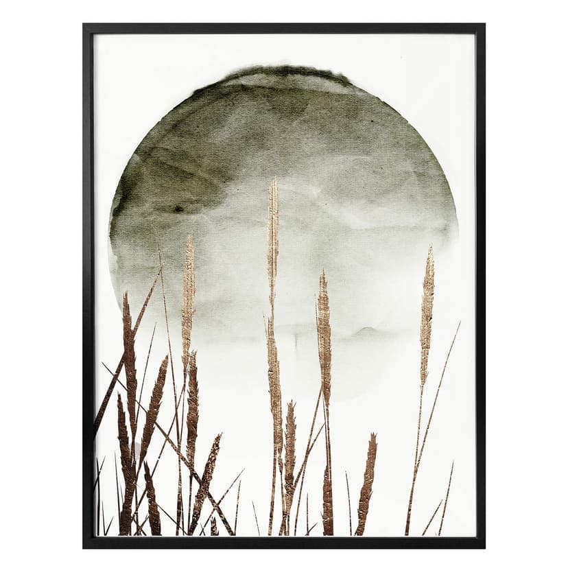 Poster Kubistika - Campi pieni d'oro