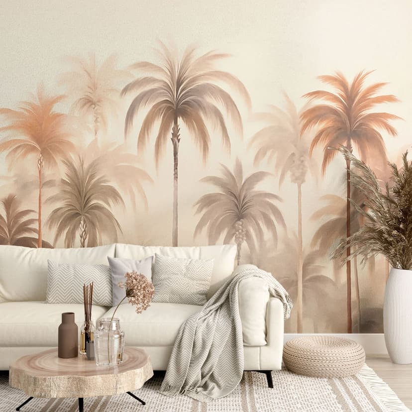 Fotomurale Paesaggio tropicale con palme - Haase