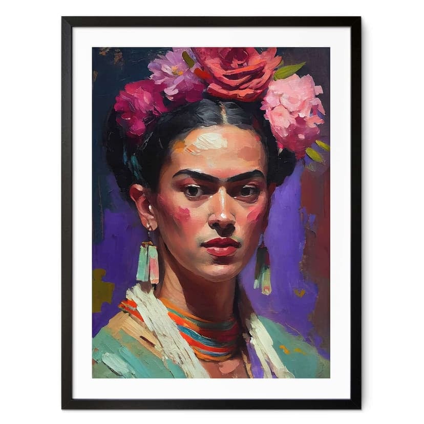 Poster Treechild - Portrait of Frida Kahlo