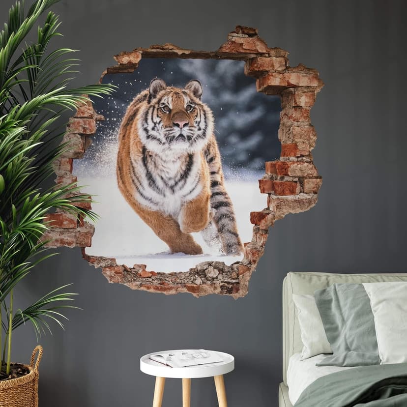 Adesivo 3D van Duijn - Tigre siberiana