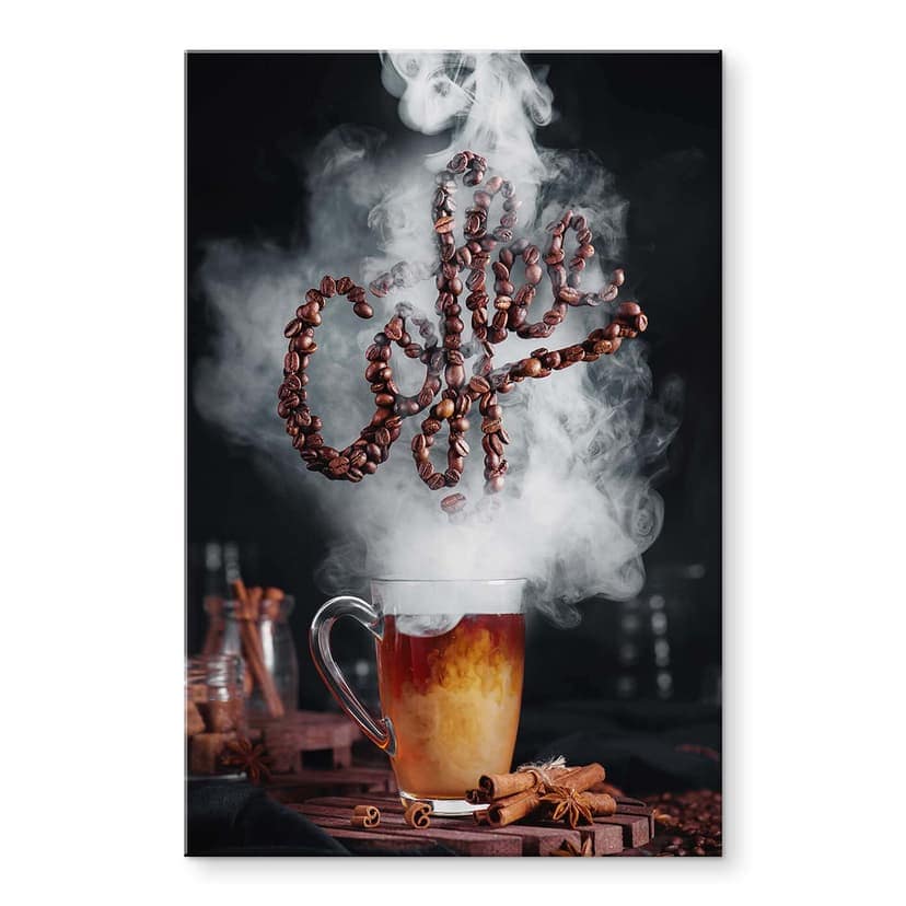 Stampa su vetro acrilico Belenko - Profumo di caffè