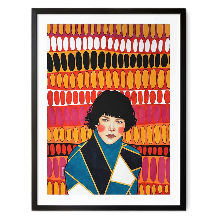 Poster Retro Woman - Hülya