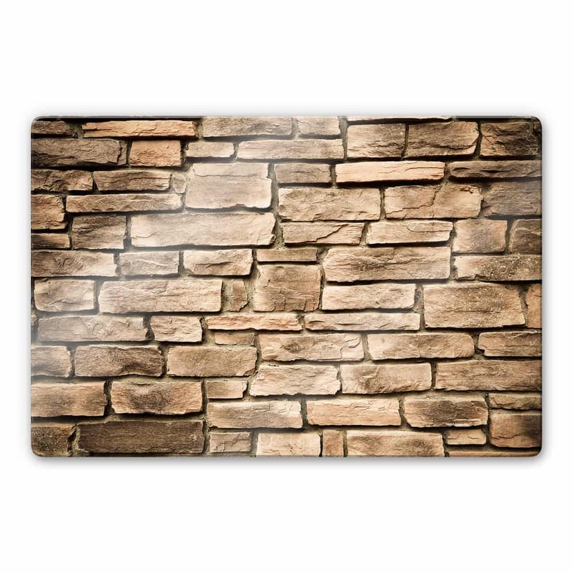 Muro di pietre in stile italiano