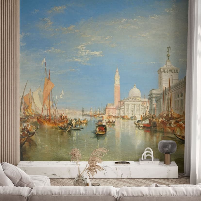 Fotomurale Turner - Venezia, Dogana e S. Giorgio Maggiore