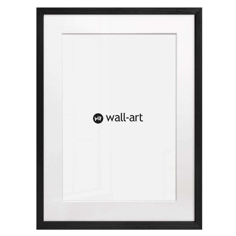 Cornice con passepartout - Nero