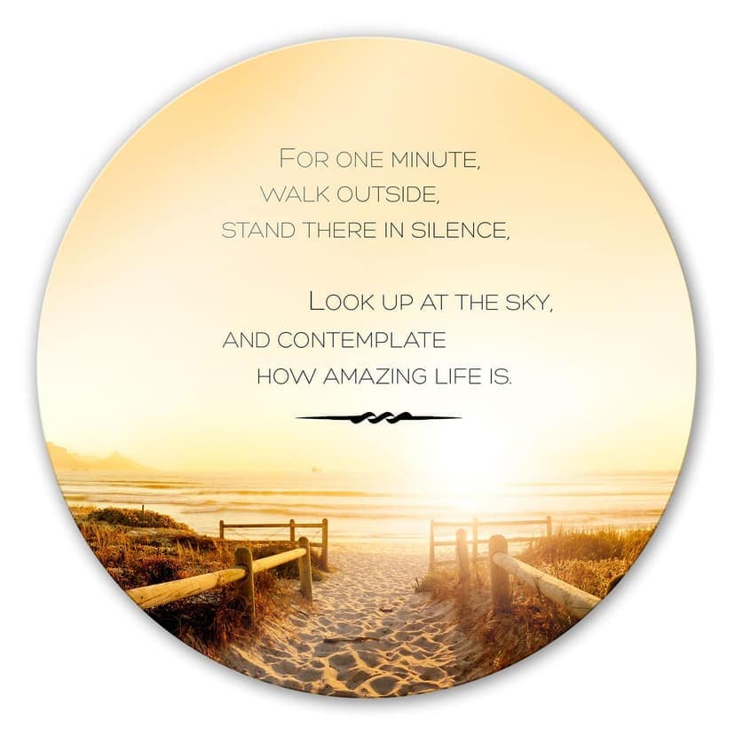 For one minute... - tondo