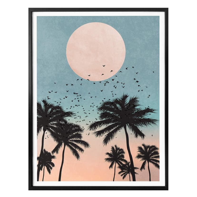 Poster Kubistika - Tramonto