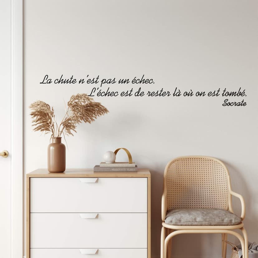 Adesivo murale - La chute n'est pas un echec...
