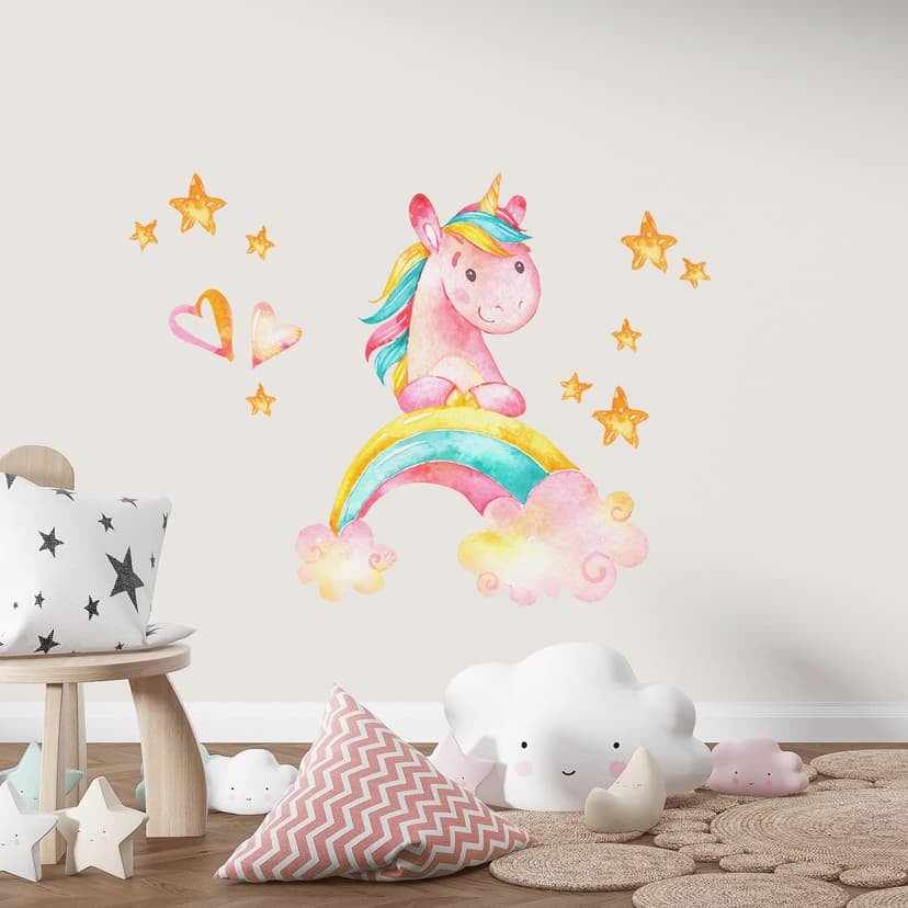 Adesivo murale – Tiffy l’unicorno