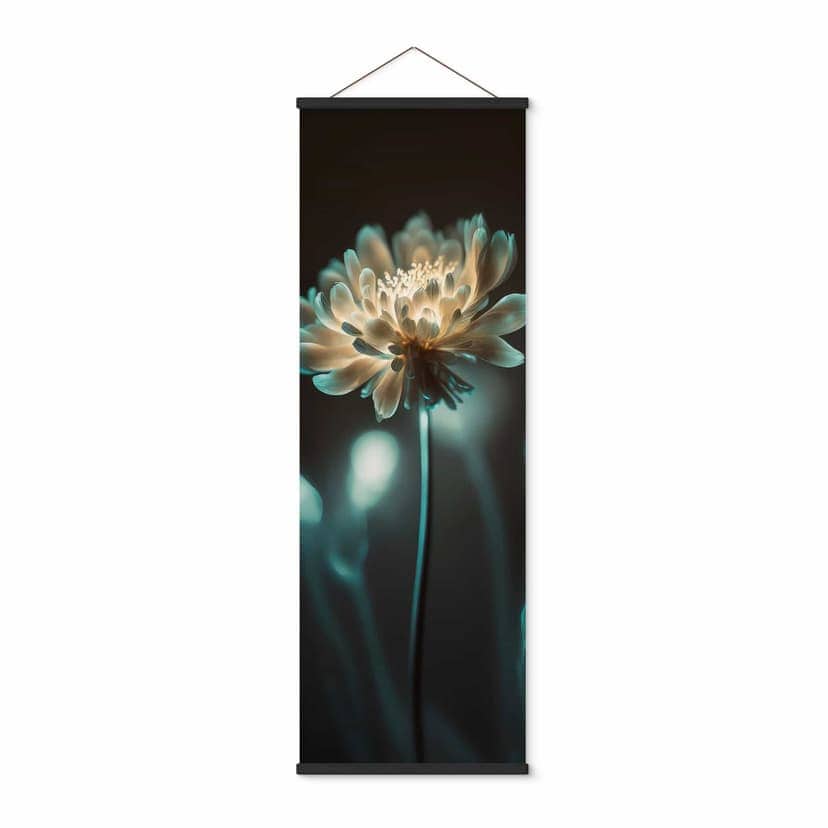 Stampe su tessuto Cuore di fiore luminoso - Treechild - Panorama