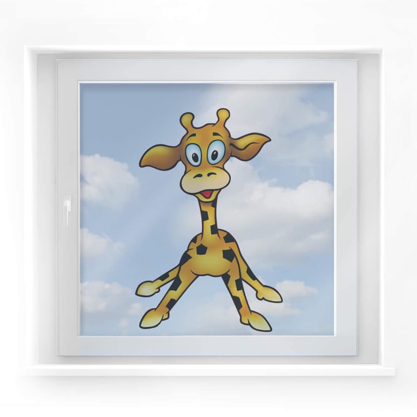 Adesivo per finestra - Giraffa 2