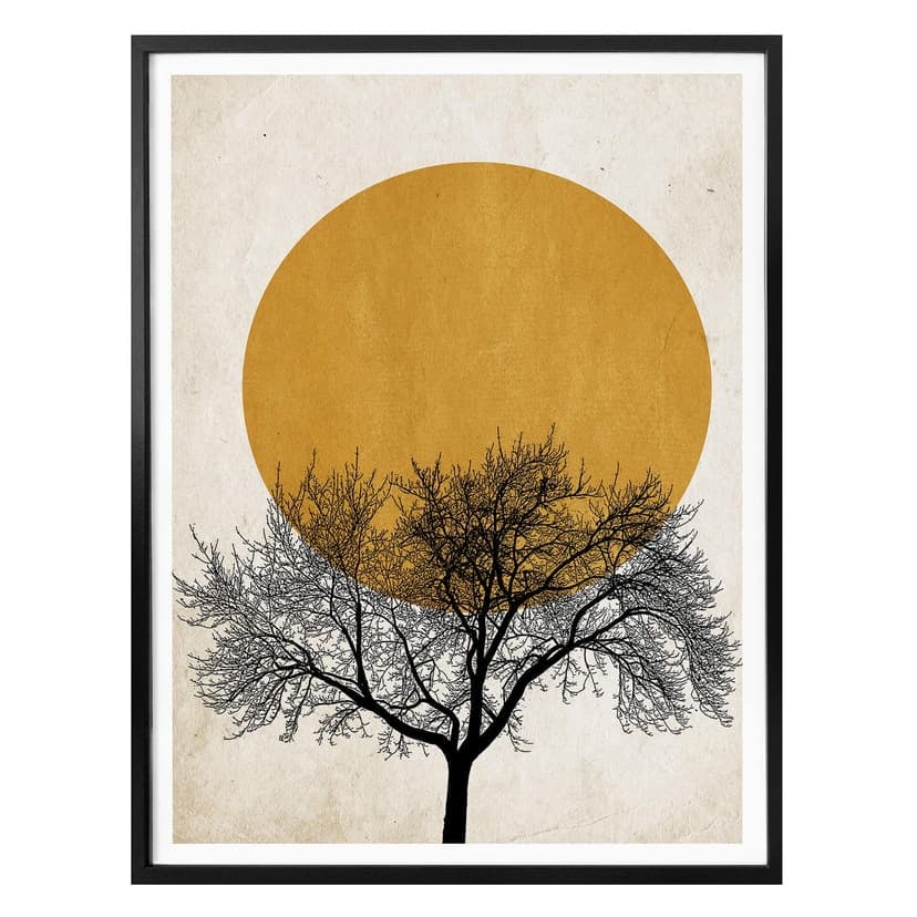 Poster Kubistika - Mattina d'inverno