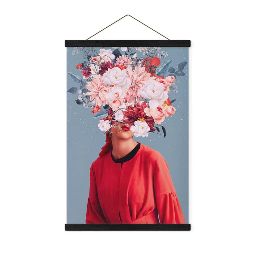 Poster tessile Moth - Flower Lady