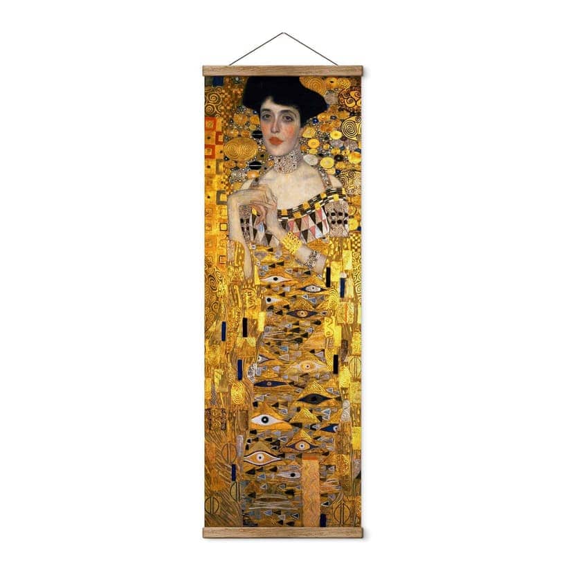Stampe su tessuto Klimt - Ritratto di Adele Bloch-Bauer - Panorama