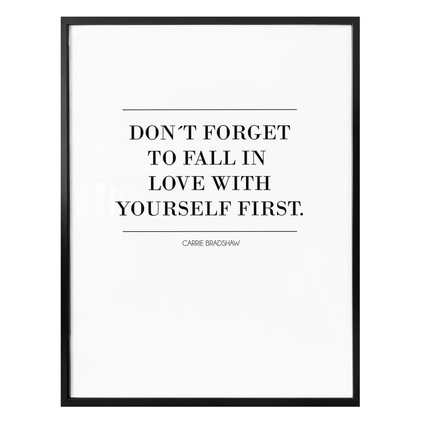 Poster - Don´t forget to fall in love