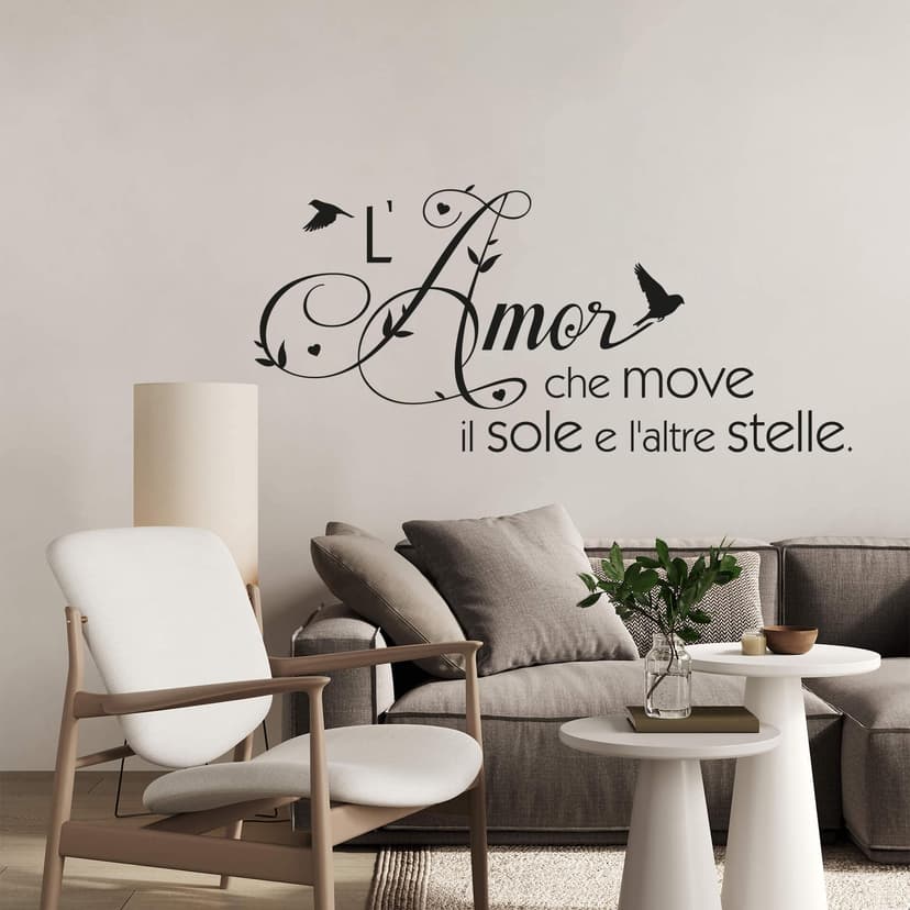 Adesivo murale - Amore che move il sole...
