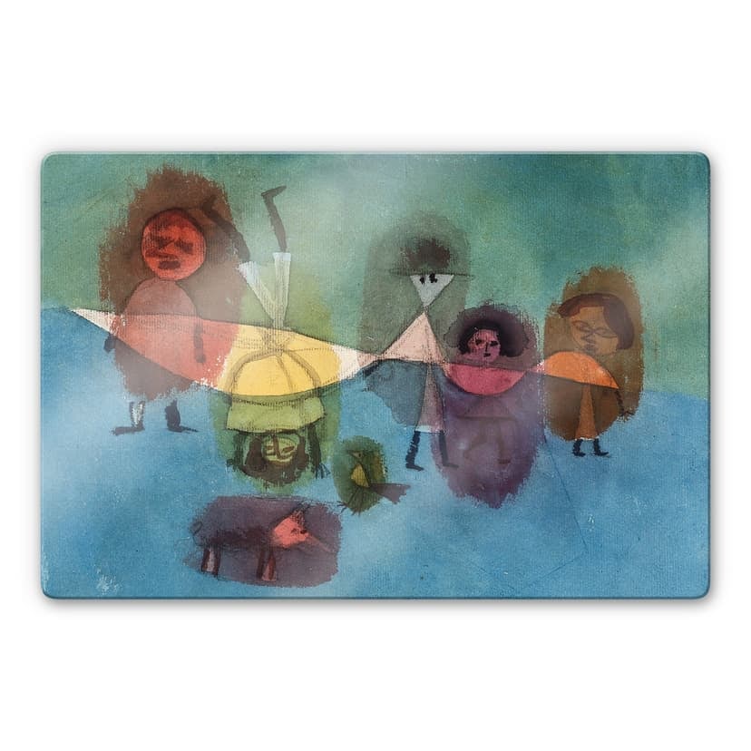 Stampa su vetro - Klee - Gruppo di bambini