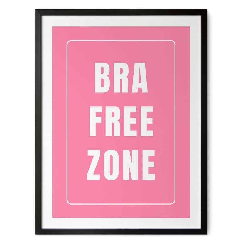 Poster senza reggiseno | Femminismo - Fritsch