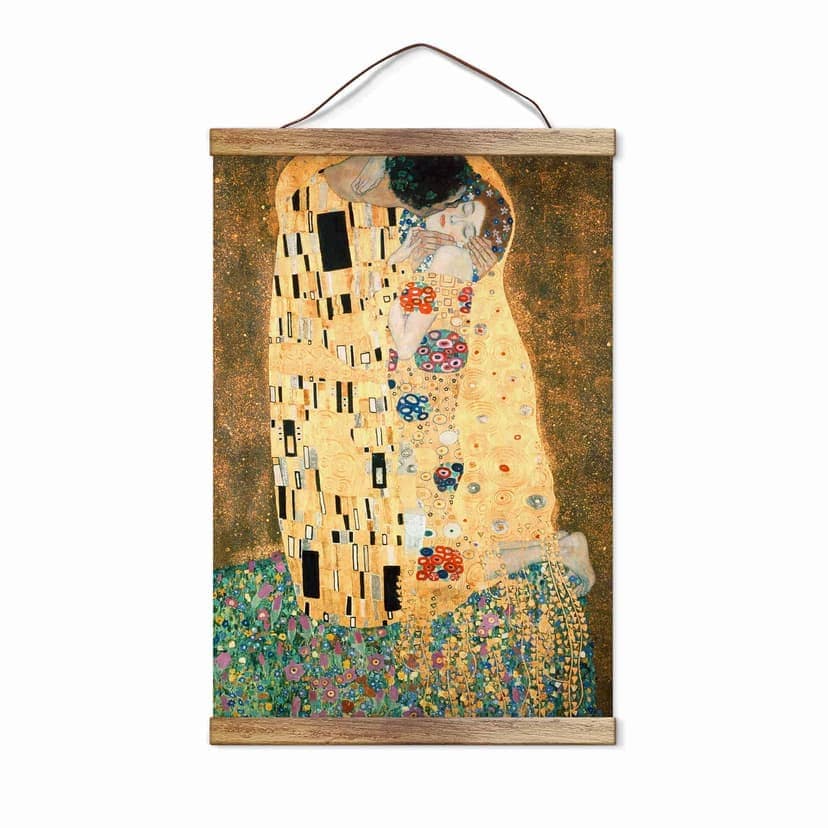 Stampe su tessuto Klimt- Il bacio