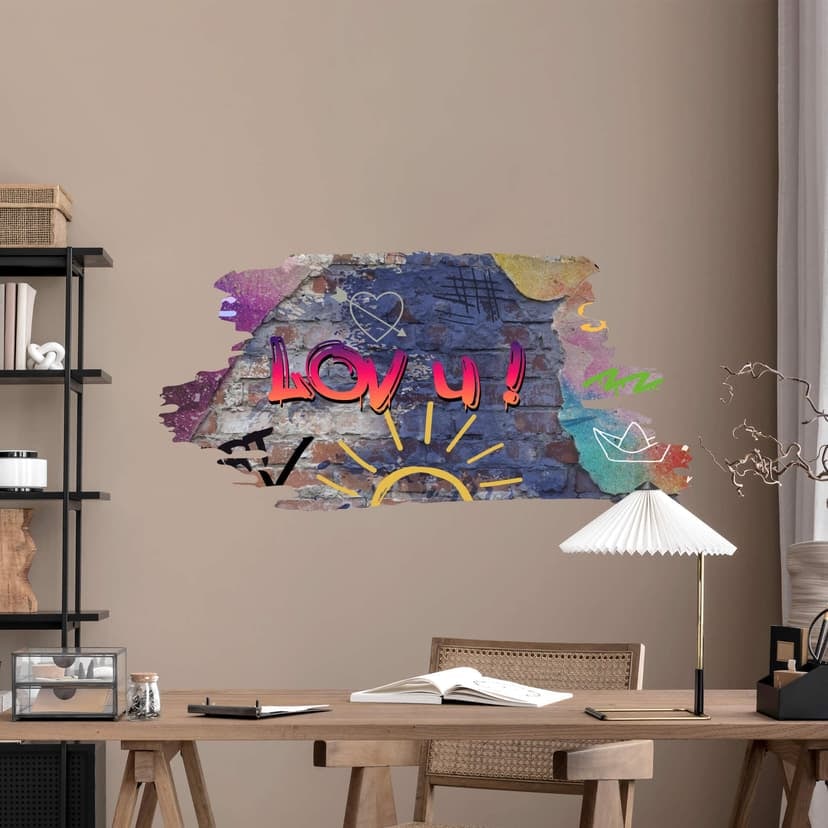 Adesivo murale Graffiti con testo personalizzato - Personalizzato