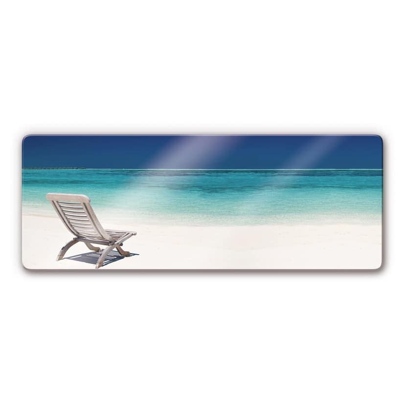 Stampa su vetro - Spiaggia dei mari del Sud - panorama