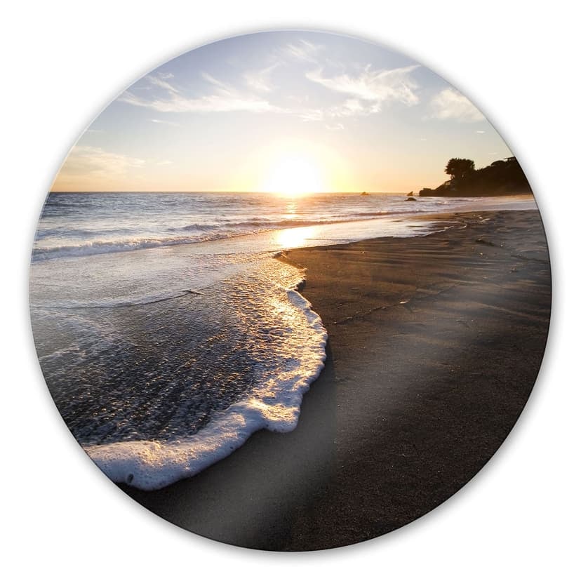 Tramonto sul mare - tondo
