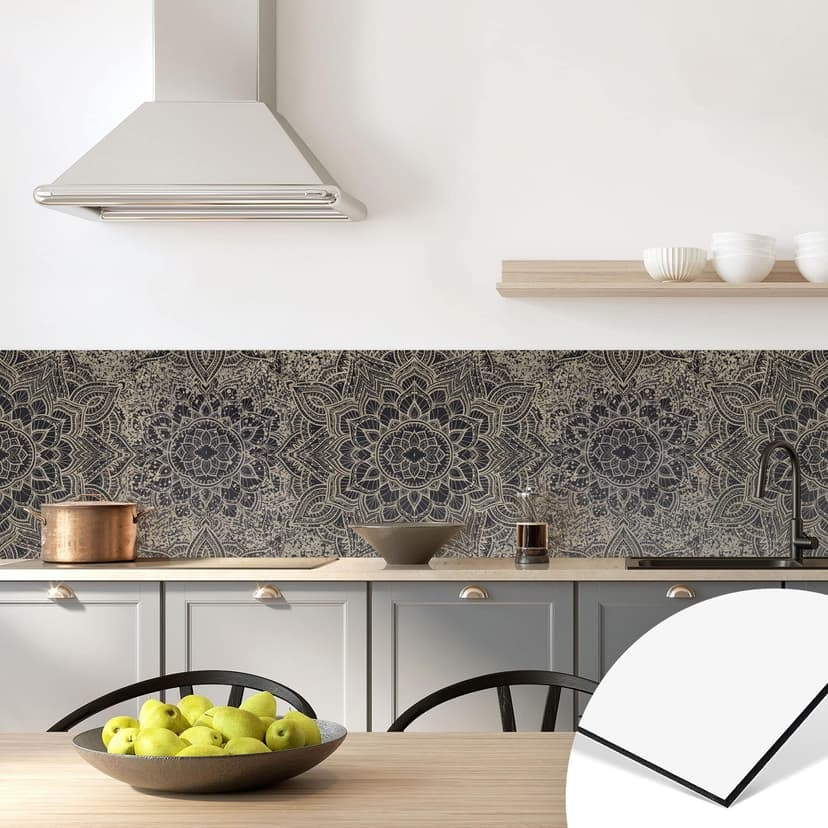 Rivestimento cucina Mandala Boho oro antico - Bloomery Decor