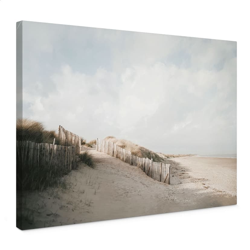 Stampe su tela Paesaggio di dune sul Mare del Nord - Annie