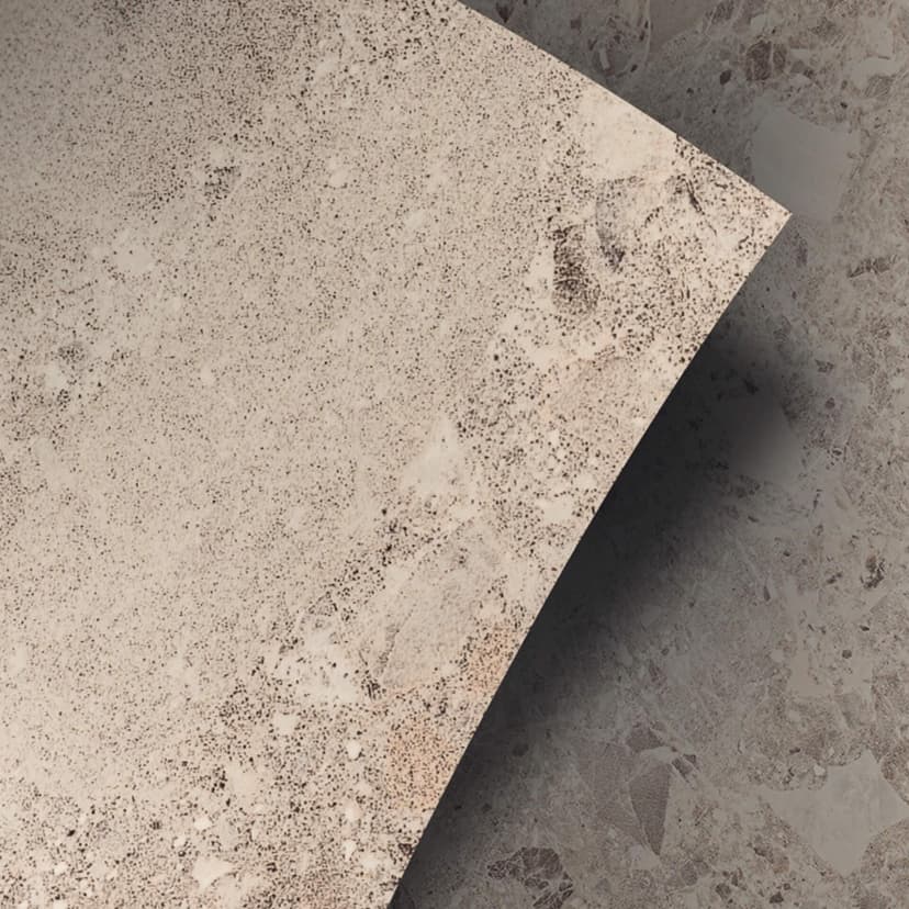 pellicola adesiva effetto pietra, terrazzo chiaro - Pellicole per mobili, rivestimento cucina, pellicola bagno, Adesivi piastrelle