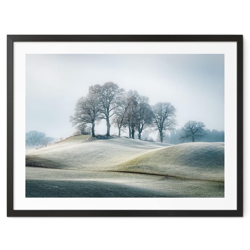 Poster paesaggio collinare ghiacciato - Eisenmann