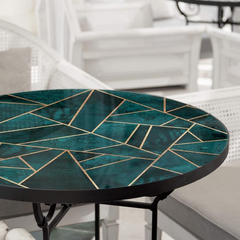 Ripiano in vetro Fredriksson - Verde smeraldo