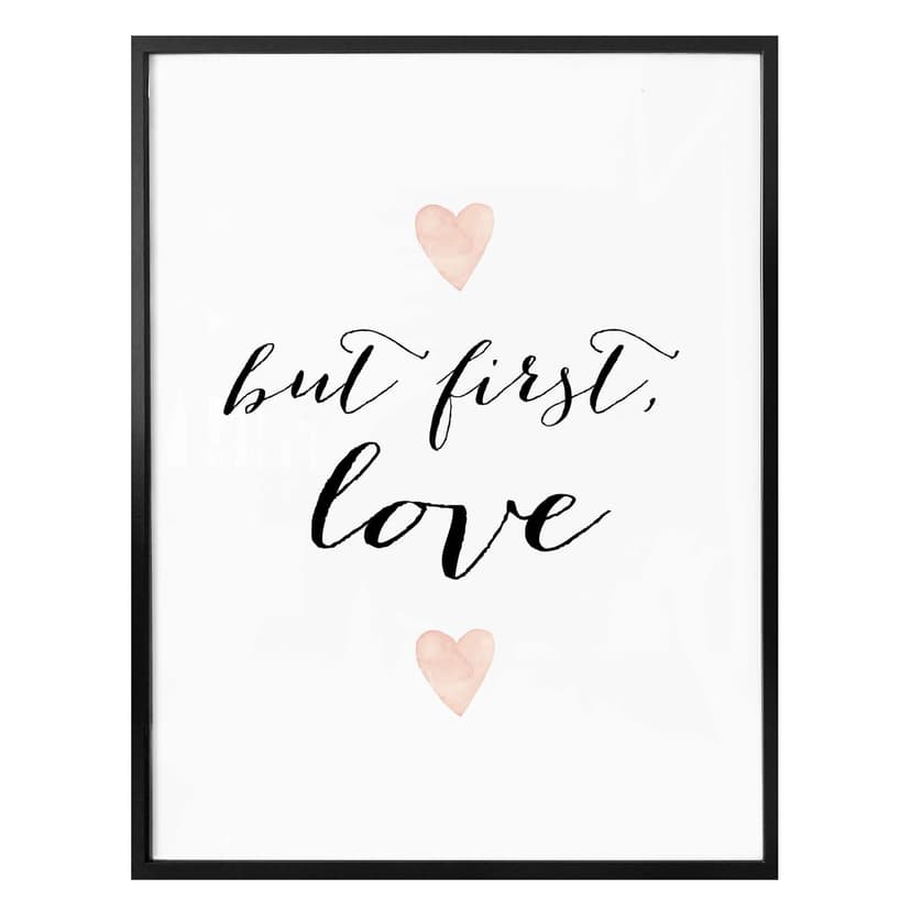 Poster Confetti & Cream - But first love