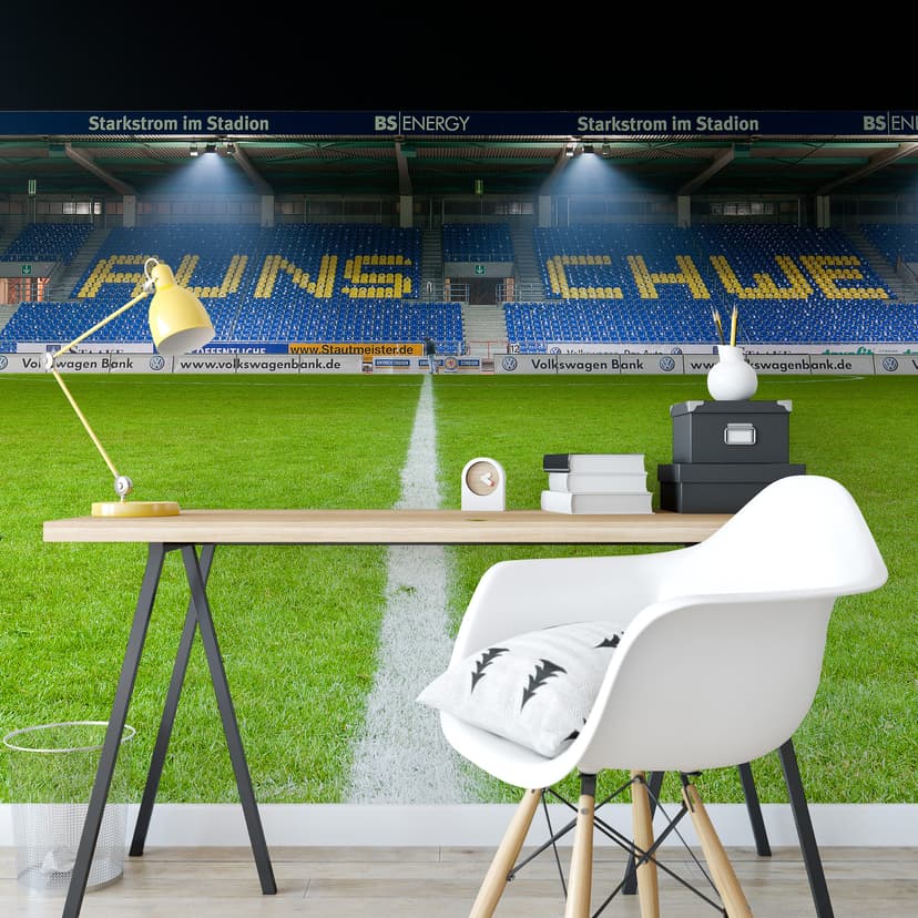 Fotomurale Panorama della tribuna dell'Eintracht Braunschweig
