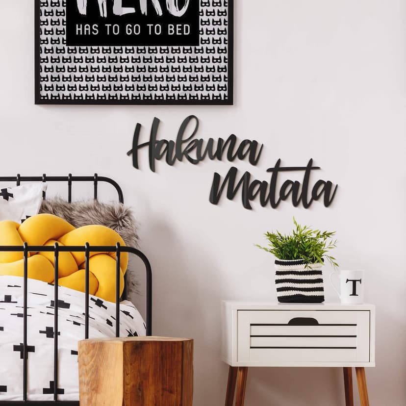 Scritta in acrilico - Hakuna Matata