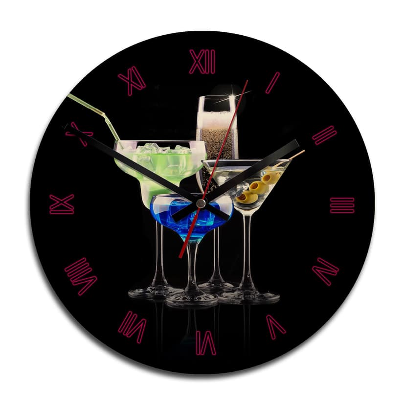Orologio in legno - Girly Cocktails