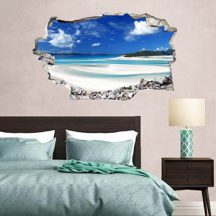 Adesivo 3D – Spiaggia paradisiaca