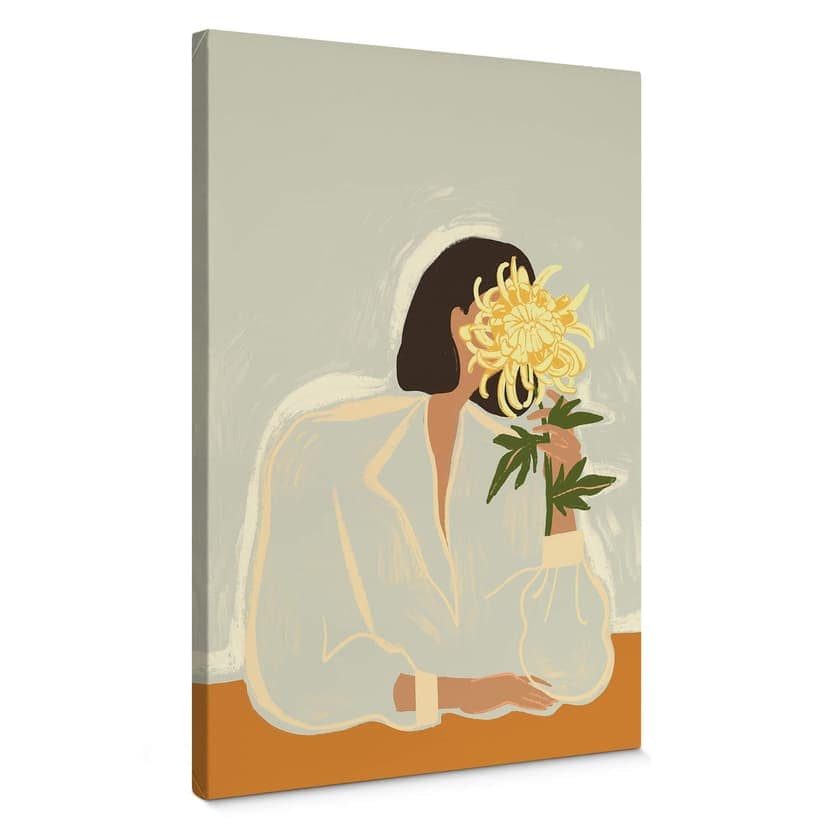 Stampa su tela Arty Guava - Smelling Flowers