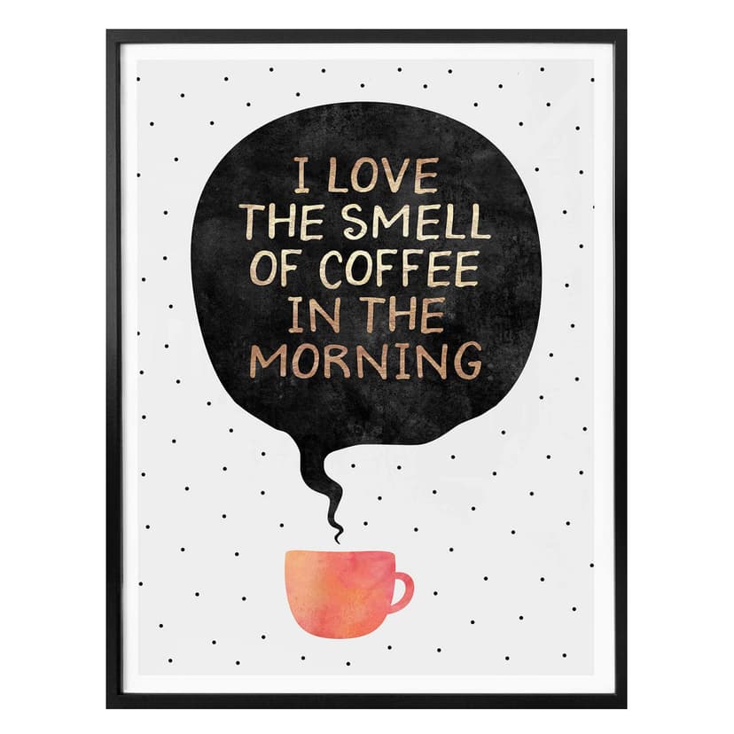 Poster Fredriksson - I love the smell of coffee