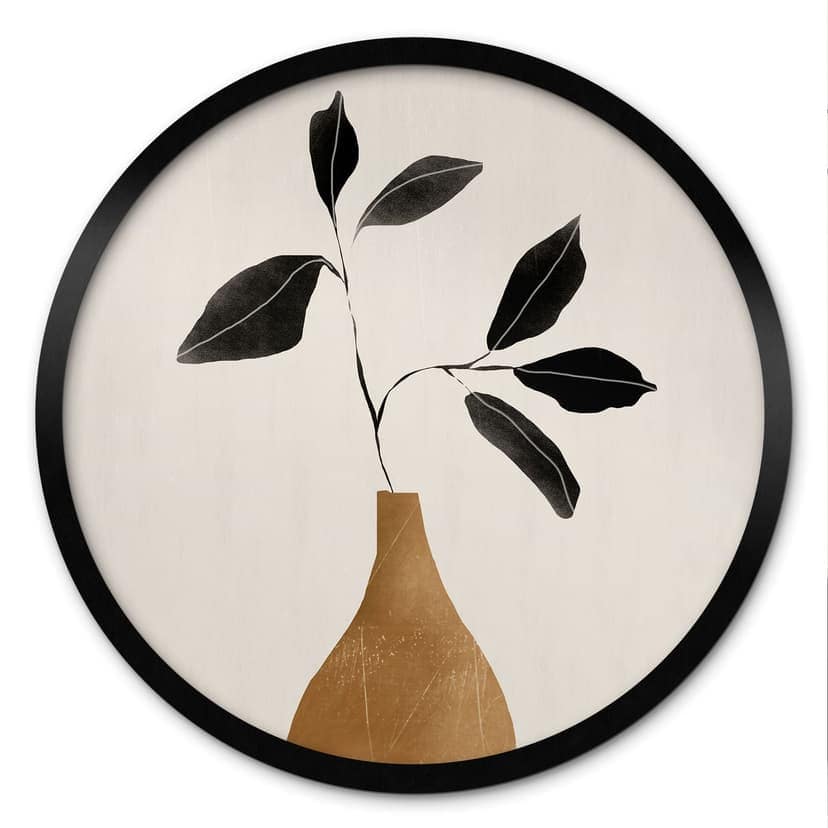 Ramo di Poster in vaso d'oro - ThingDesign - Rotondo