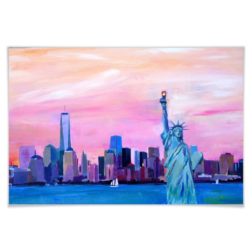 Poster Bleichner - Profilo di Manhattan