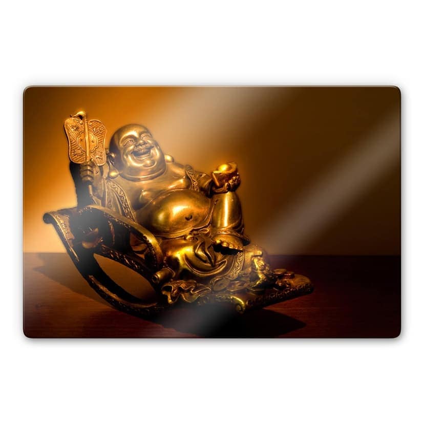 Stampa su vetro - Buddha felice