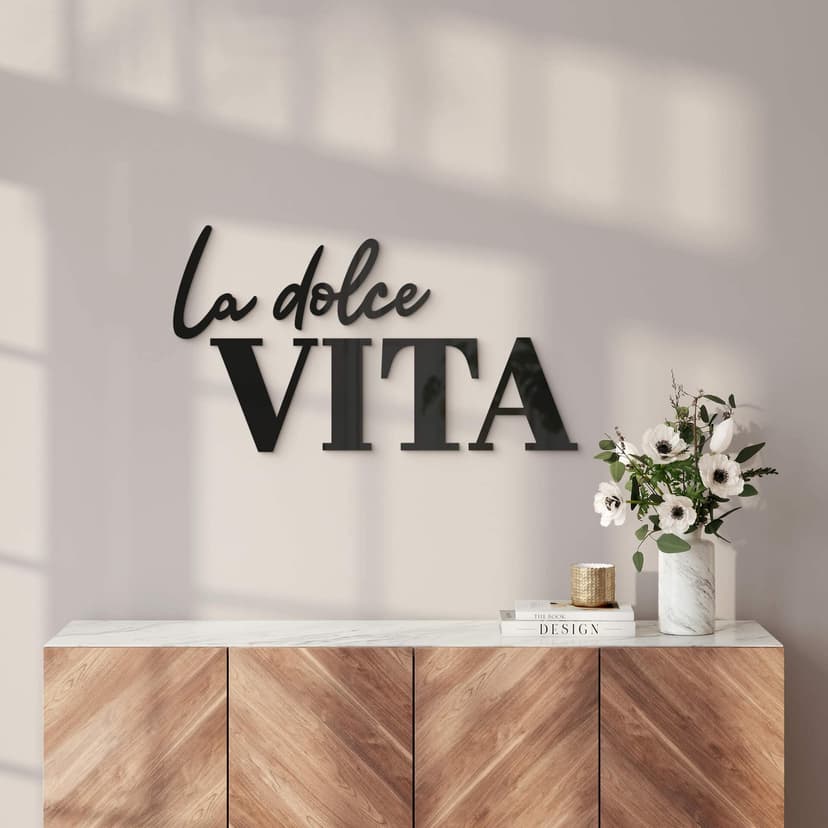 Decoro in acrilico La dolce Vita - modern