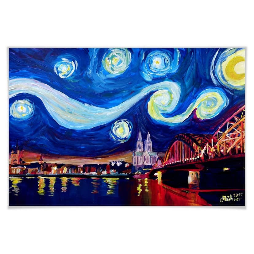 Poster Bleichner - Colonia di notte