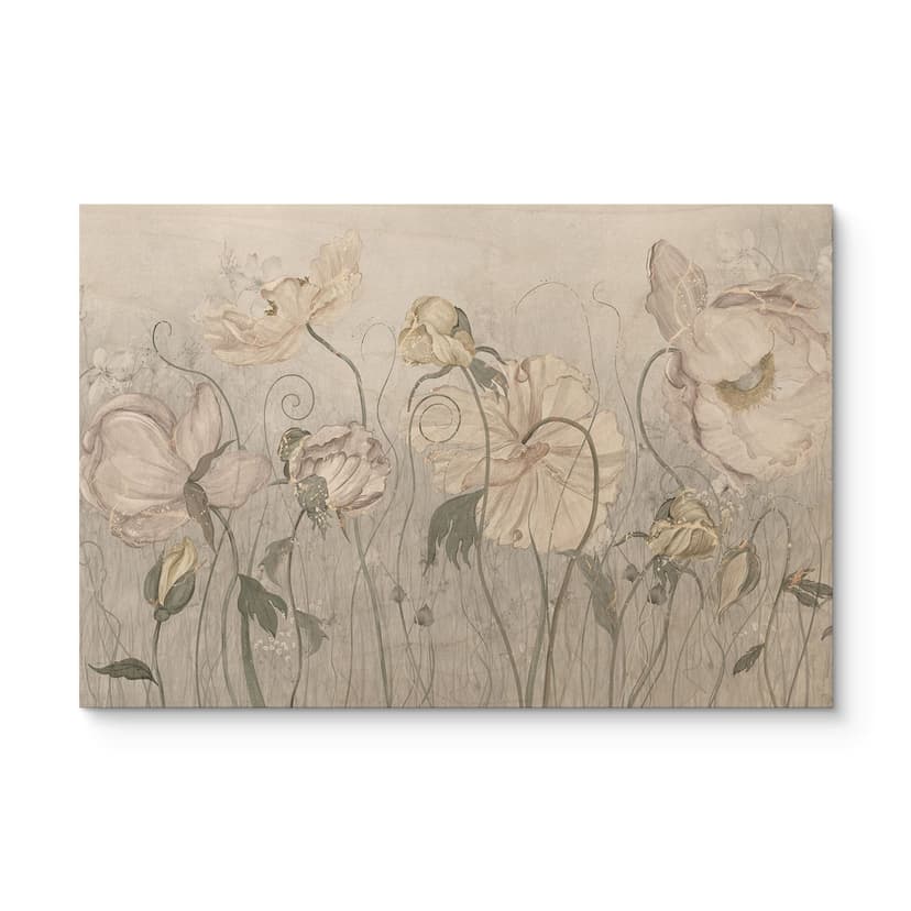 Fiori in legno in stile vintage in grigio - Ms Tiff