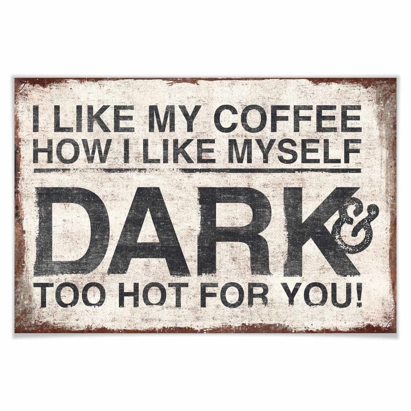 Poster - I like my coffee how I like myself