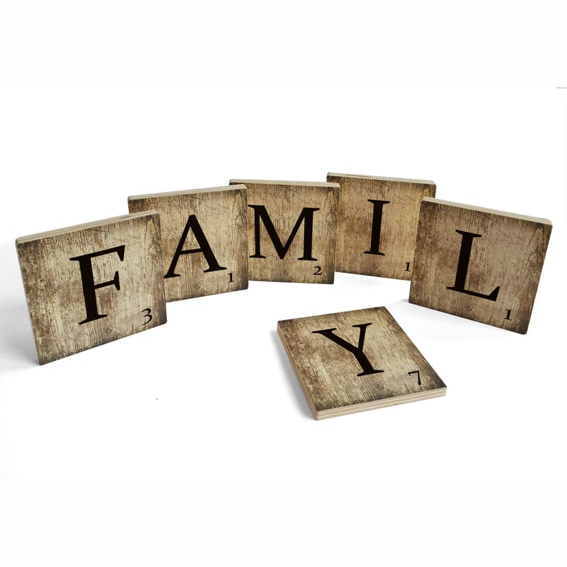Lettere in legno – Family Vintage
